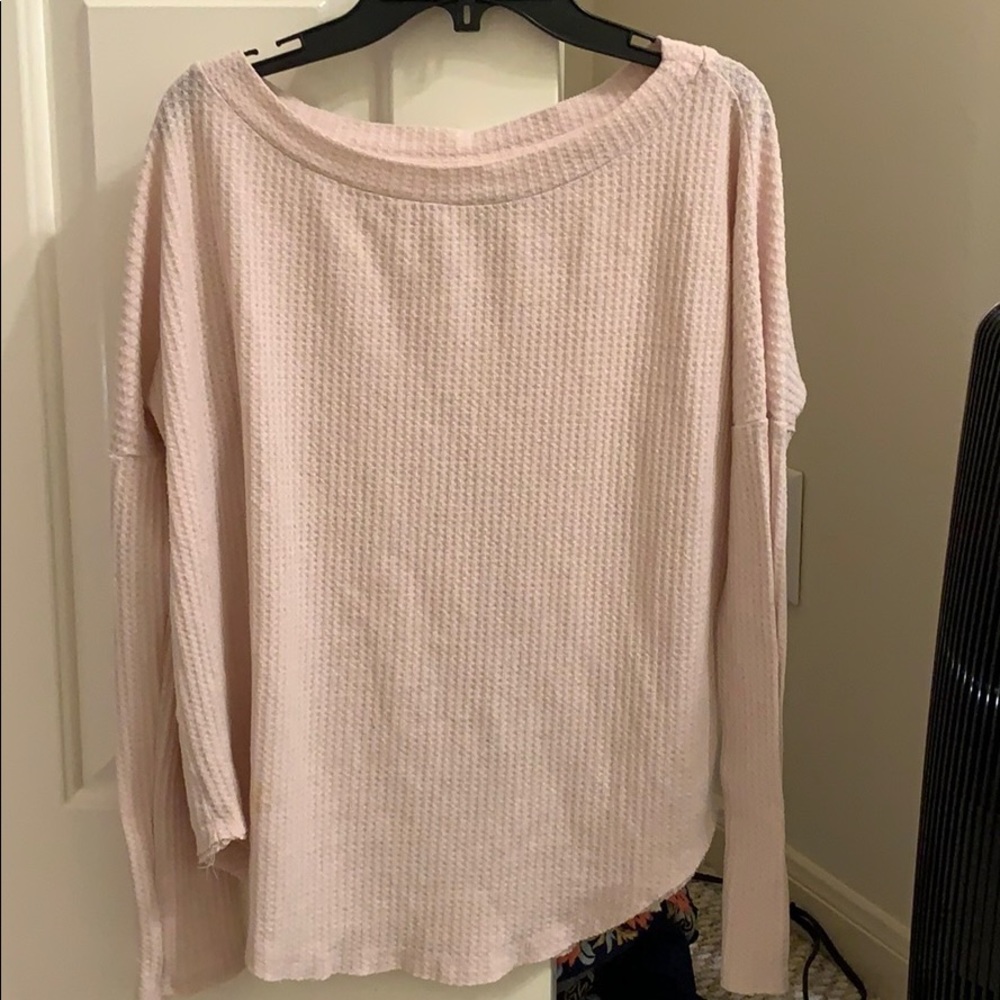 Long sleeve pink shirt